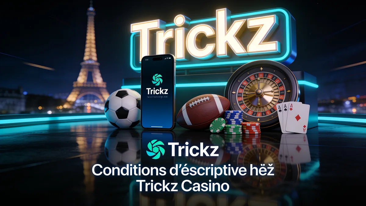 Conditions d'inscription chez Trickz Casino : guide trickz casino pour les joueurs en France
